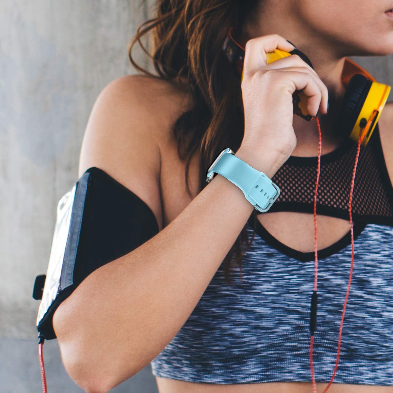 Sport Band Compatible with Apple Watch Bands 49Mm 45Mm 44Mm 42Mm 41Mm 40Mm 38Mm, Soft Silicone Wristband Replacement Strap with Classic Clasp for Iwatch Series 9 Ultra SE 8 7 6 5 4 3 2 1 for Women Men