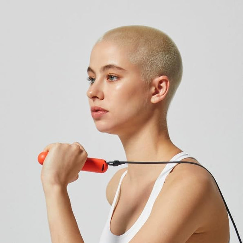 Smart Rope Rookie - App-Connected Jump Rope for Fitness and Workouts, Adjustable Length, Bluetooth 4.0 Enabled, Track Calories and Jumps (Black)