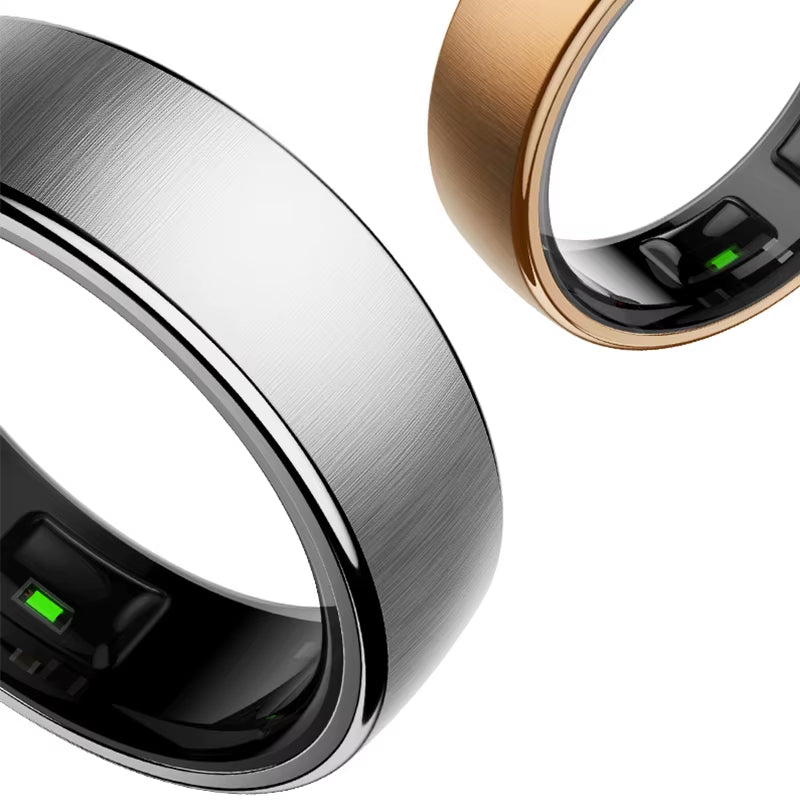 R10 Waterproof Smart Ring Health Monitor Men & Women Health & Sleep Monitor Smart Rings Multi-Sport Modes Qring APP