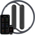 Smart Rope Rookie - App-Connected Jump Rope for Fitness and Workouts, Adjustable Length, Bluetooth 4.0 Enabled, Track Calories and Jumps (Black)