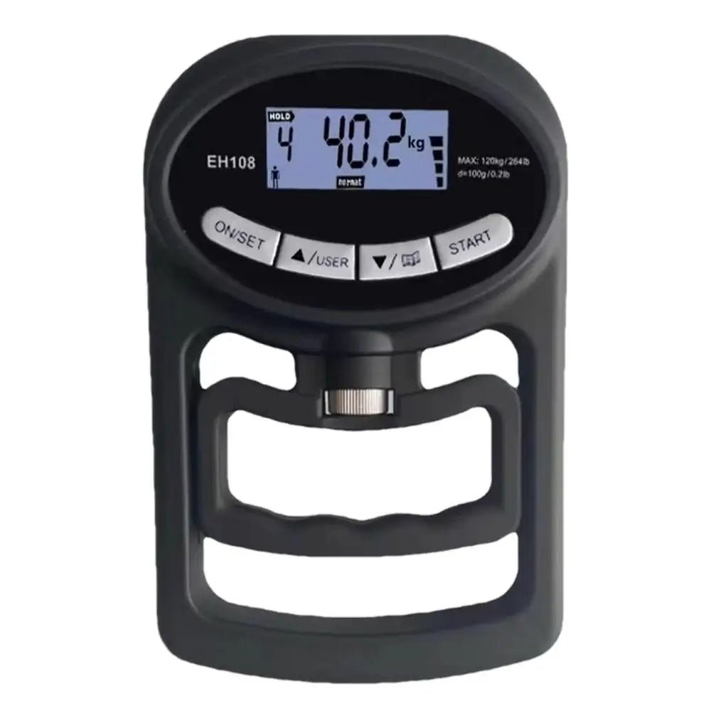 Electronic Grip Strength Tester Max 265LBS LED Display Hand Grip Strength Dynamometer Digital Grip Strengthener Gym Equipment